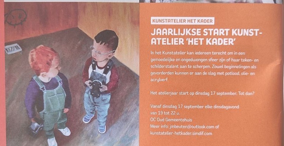 Vanaf 17 september starten we weer. Alle info in het Infoblad van Kortenberg